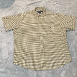 Ralph Lauren Blake men’s short sleeve size large minor damage to collar